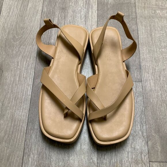 Womens Rachel‎ Zoe Los Angeles Platform Cross Strap Sandals - Picture 1 of 6